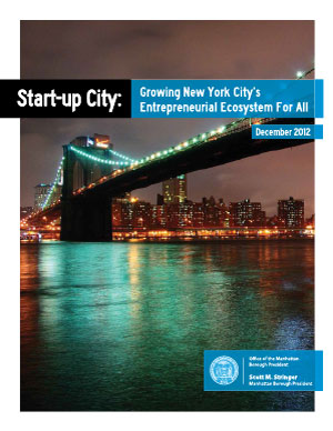 CUF Study Influenced New Report by Manhattan Borough President on NYC’s Tech Sector