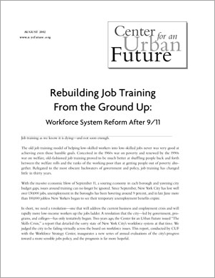 Rebuilding Job Training from the Ground Up